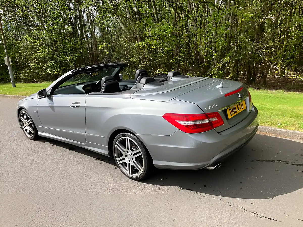 Used 2011 Mercedes-Benz E Class Sport Cabriolet Silver - Interior and Exterior details 10