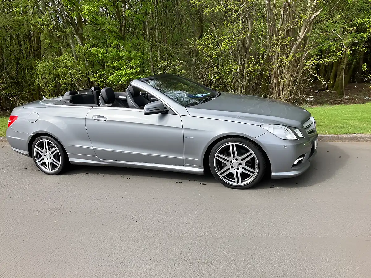 Used 2011 Mercedes-Benz E Class Sport Cabriolet Silver - Interior and Exterior details 2