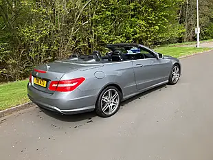 Used 2011 Mercedes-Benz E Class Sport Cabriolet Silver - Interior and Exterior details 4