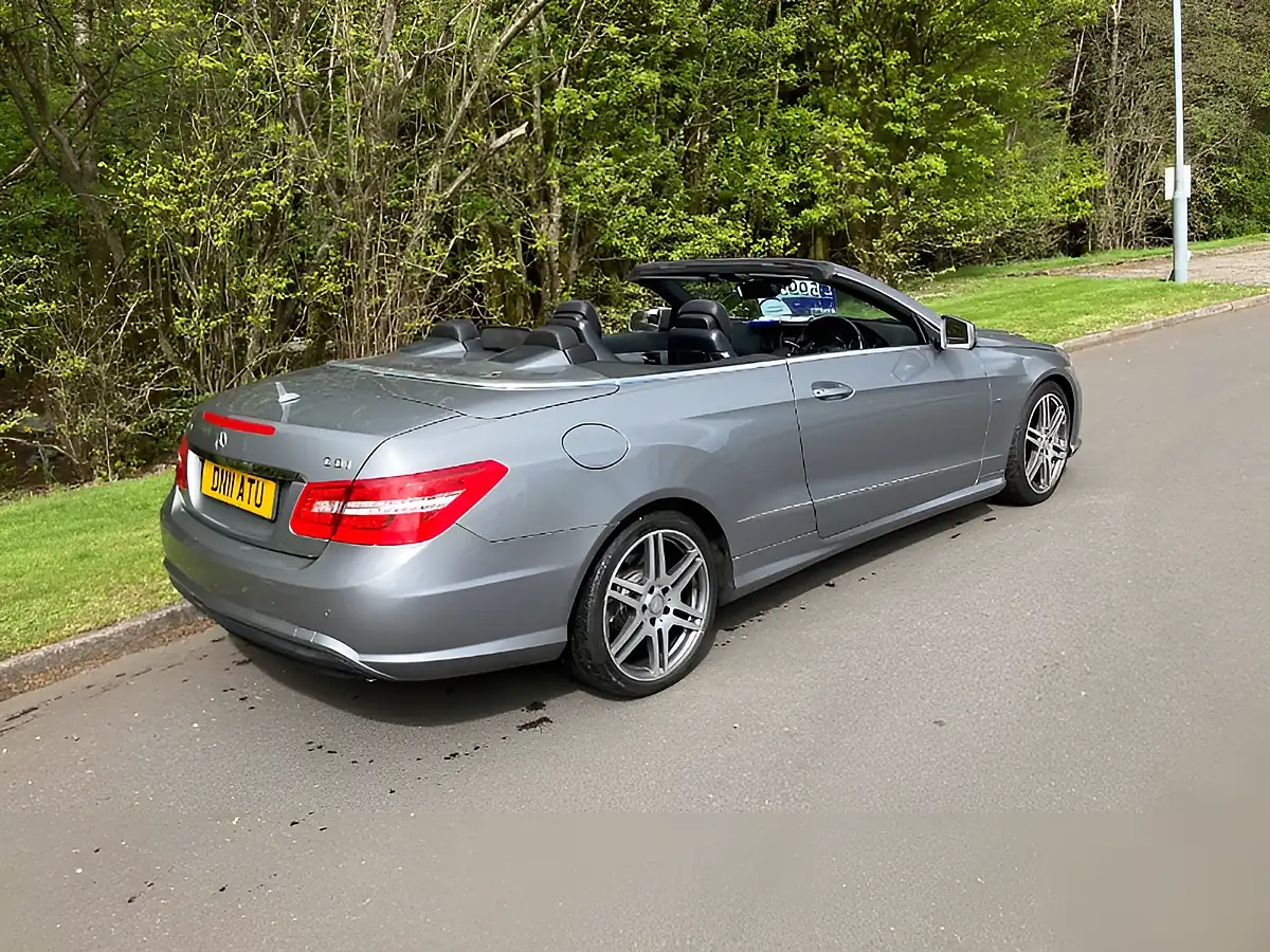 Used 2011 Mercedes-Benz E Class Sport Cabriolet Silver - Interior and Exterior details 4