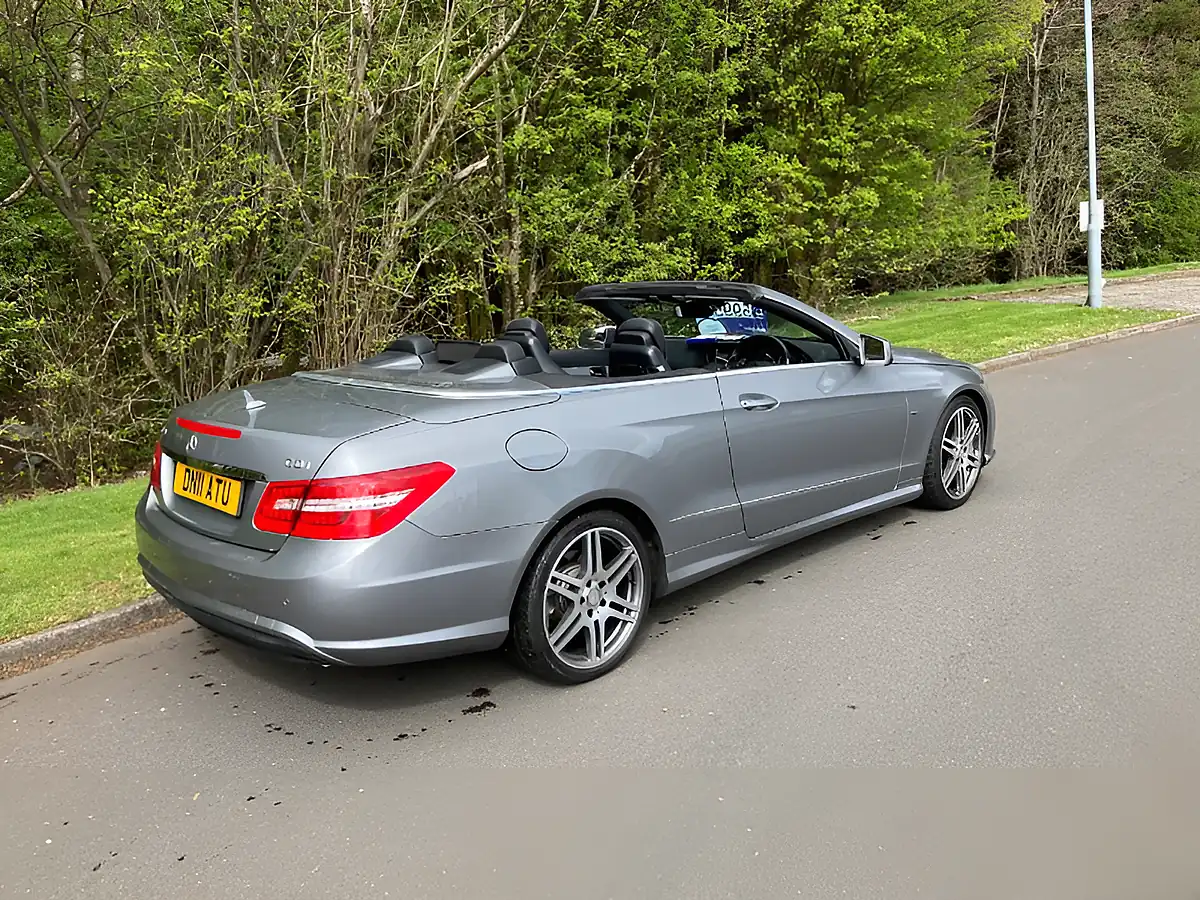 Used 2011 Mercedes-Benz E Class Sport Cabriolet Silver - Interior and Exterior details 5