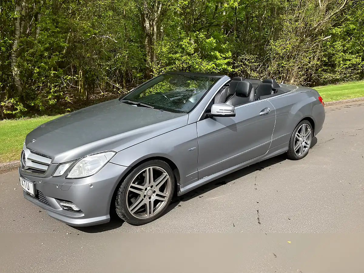 Used 2011 Mercedes-Benz E Class Sport Cabriolet Silver - Interior and Exterior details 7