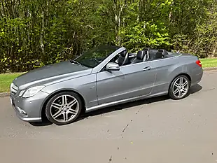 Used 2011 Mercedes-Benz E Class Sport Cabriolet Silver - Interior and Exterior details 8