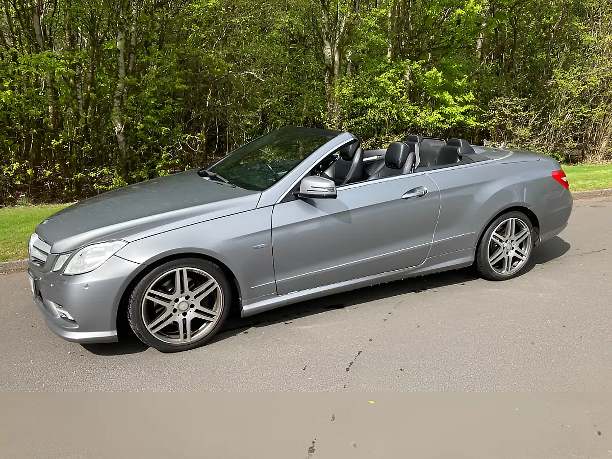 Used 2011 Mercedes-Benz E Class Sport Cabriolet Silver - Interior and Exterior details 8