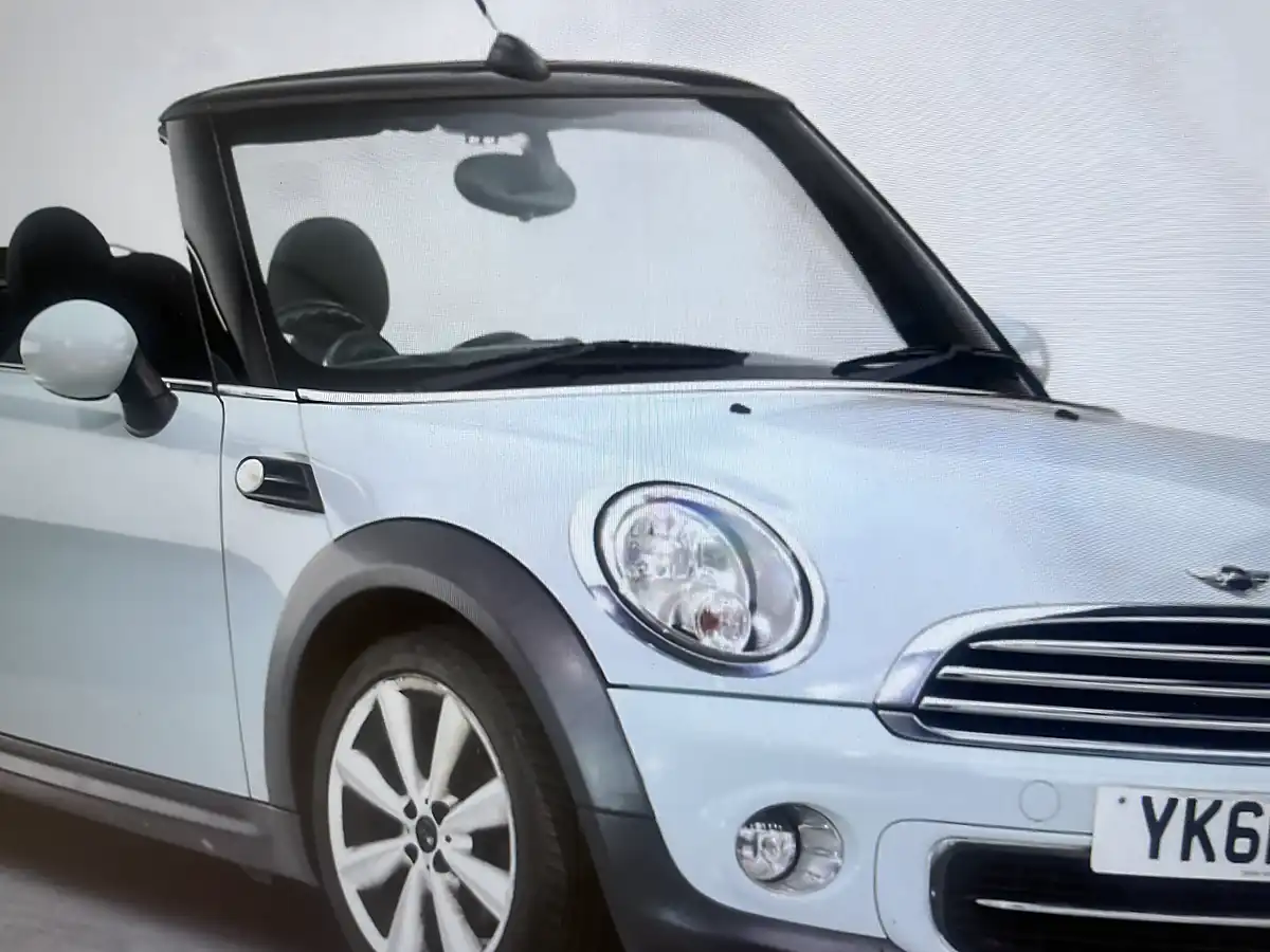 Used 2011 MINI Convertible Cooper (chili Pack) Ice Blue - Front View