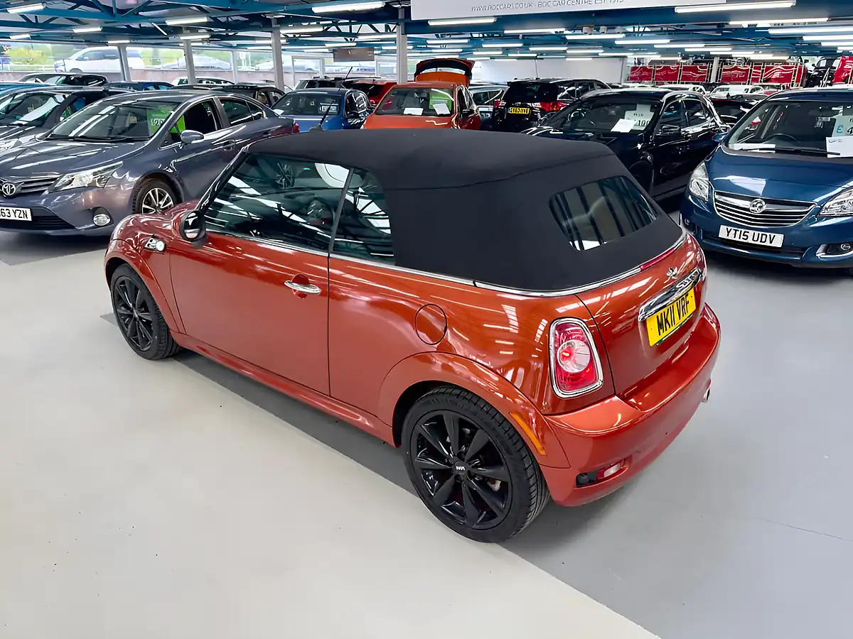 Used 2011 MINI Convertible Cooper Orange - Interior and Exterior details 3