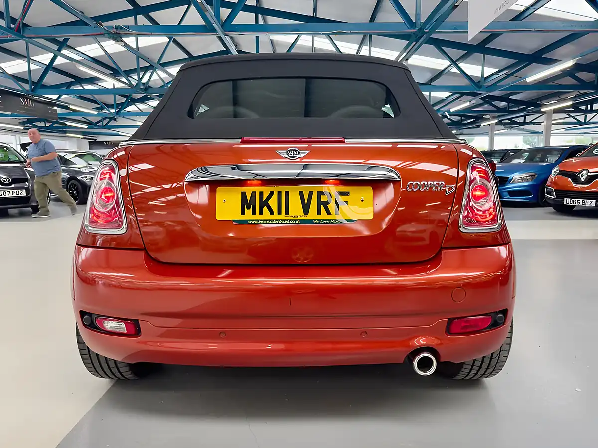 Used 2011 MINI Convertible Cooper Orange - Interior and Exterior details 6