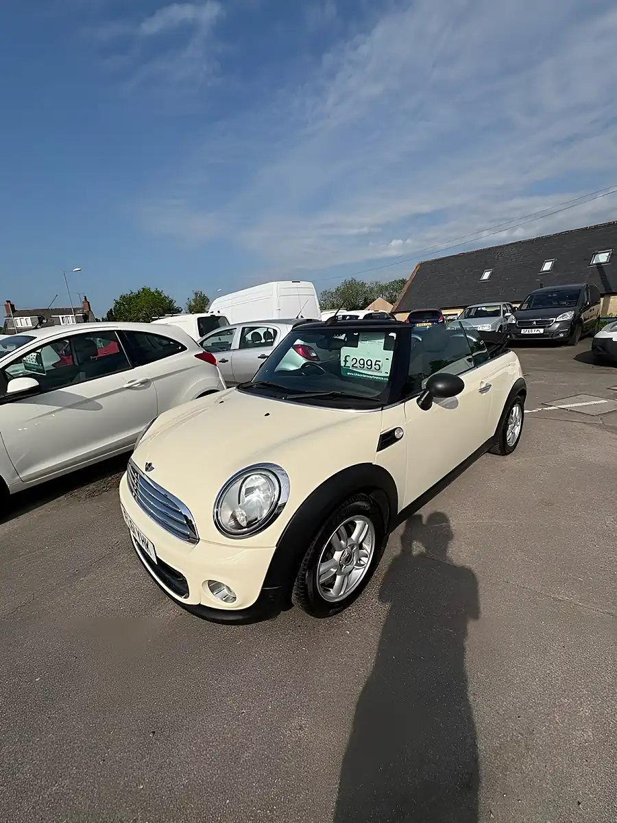 Used 2011 MINI Convertible One White - Front View
