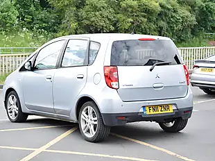 Used 2011 Mitsubishi Colt CZ2 Silver - Interior and Exterior details 5