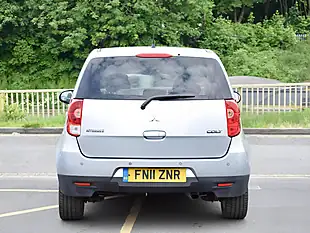 Used 2011 Mitsubishi Colt CZ2 Silver - Interior and Exterior details 6