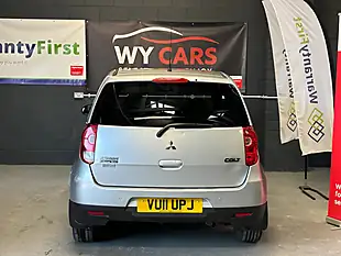 Used 2011 Mitsubishi Colt CZ2 Silver - Interior and Exterior details 8