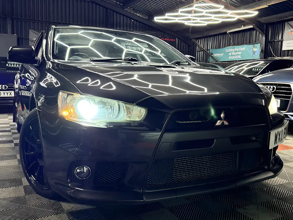 Used 2011 Mitsubishi Lancer Evo X Gsr FQ-300 Black - Front View