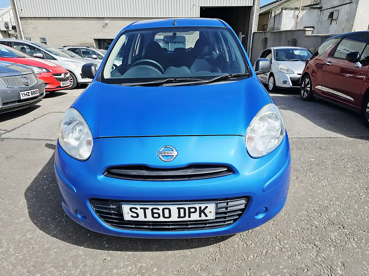 Used 2011 Nissan Micra Visia Blue - Front View