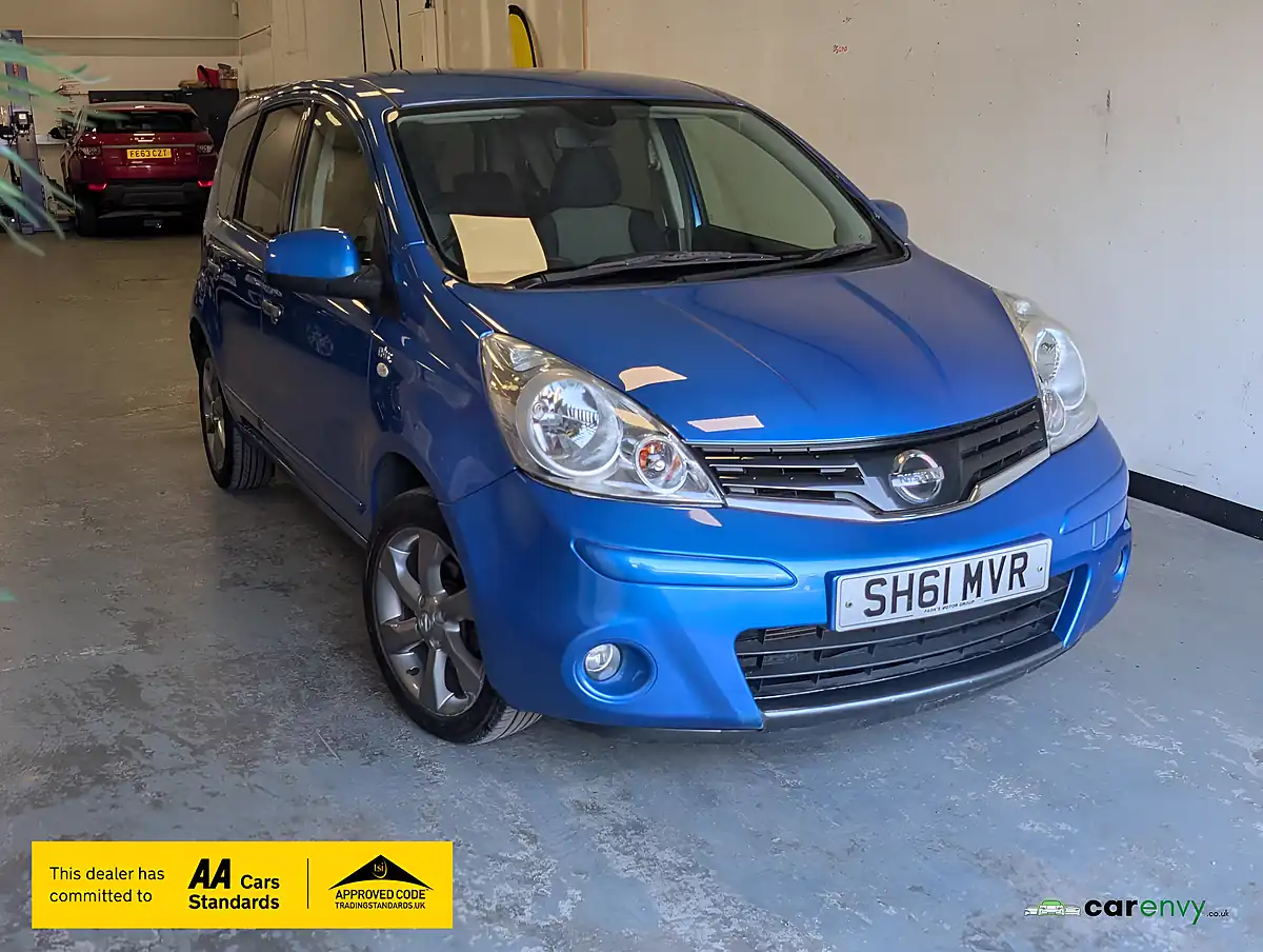 Used 2011 Nissan Note N-Tec Blue - Front View