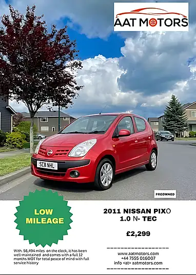 2011 Nissan Pixo n-tec 1.0