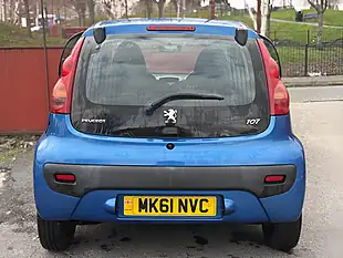 Used 2011 Peugeot 107 Urban Blue - Interior and Exterior details 6