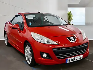 Used 2011 Peugeot 207 Cc GT Red - Interior and Exterior details 2