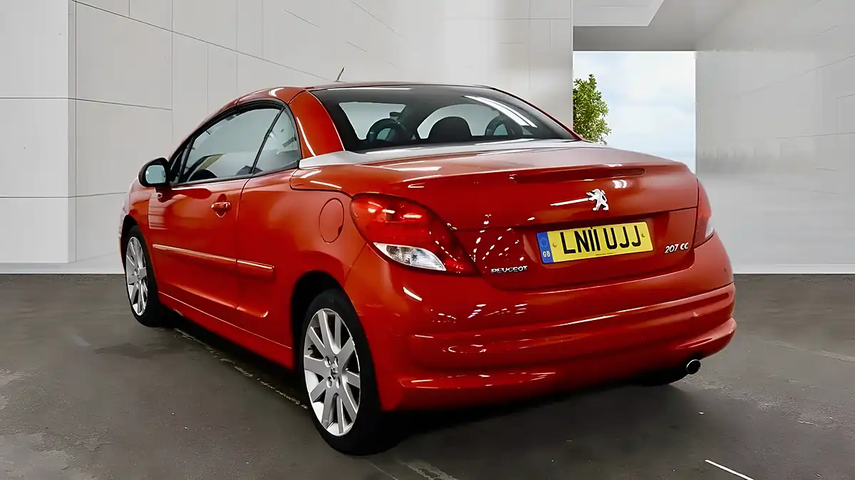Used 2011 Peugeot 207 Cc GT Red - Interior and Exterior details 5