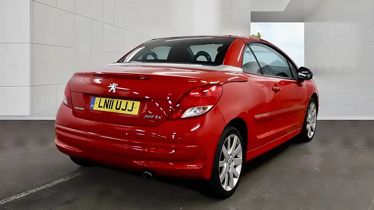Used 2011 Peugeot 207 Cc GT Red - Interior and Exterior details 8
