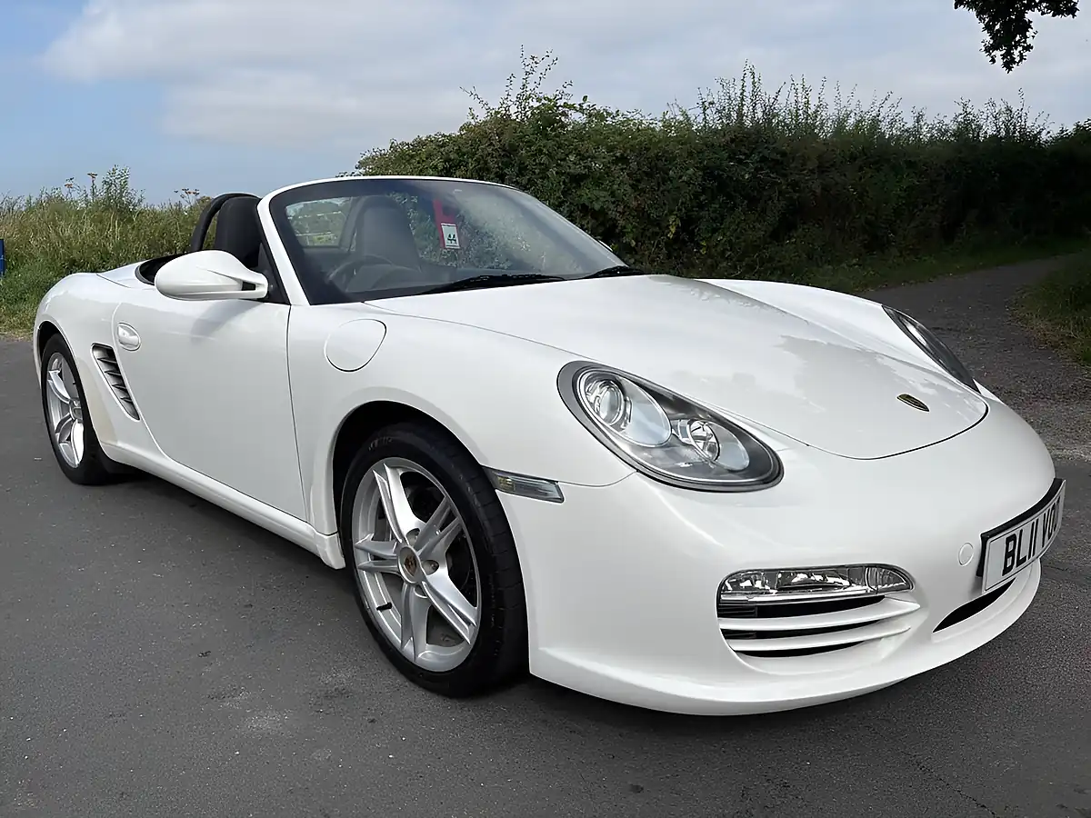 Used 2011 Porsche Boxster Convertible White - Front View