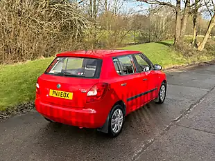 Used 2011 Skoda Fabia S Red - Interior and Exterior details 11
