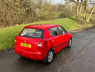 Used 2011 Skoda Fabia S Red - Interior and Exterior details 12