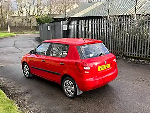 Used 2011 Skoda Fabia S Red - Interior and Exterior details 6