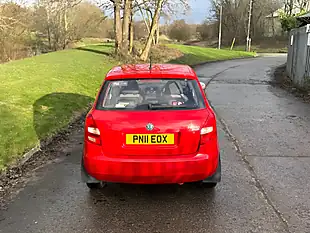 Used 2011 Skoda Fabia S Red - Interior and Exterior details 9