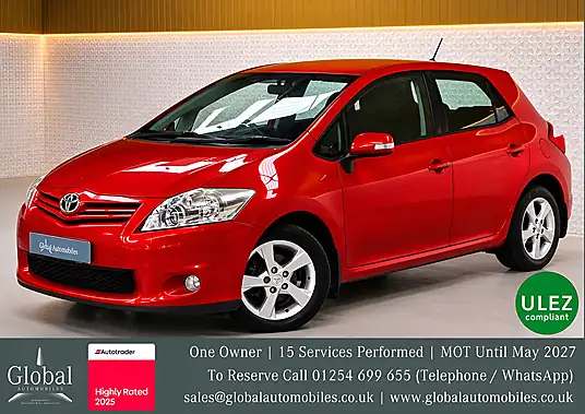2011 Toyota Auris 1.6 V-Matic TR