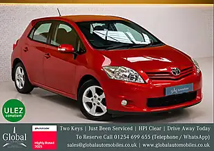 Used 2011 Toyota Auris Tr Vermillion Red - Interior and Exterior details 3