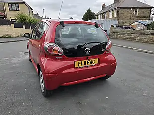 Used 2011 Toyota Aygo Ice Red - Interior and Exterior details 8