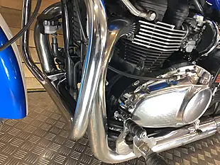 Used 2011 Triumph Bonneville Blue - Interior and Exterior details 17