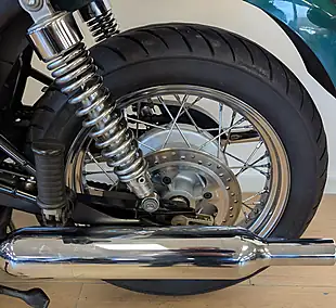 Used 2011 Triumph Bonneville T100 Green - Interior and Exterior details 11