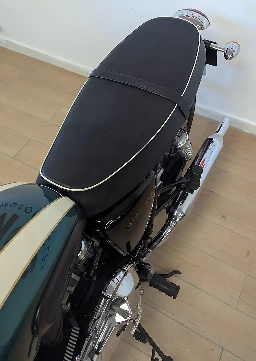 Used 2011 Triumph Bonneville T100 Green - Interior and Exterior details 13