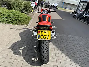 Used 2011 Triumph Speed Triple 1050 Orange - Interior and Exterior details 8
