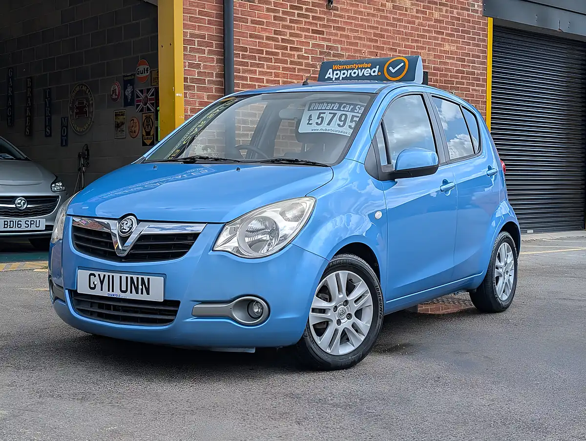 Used 2011 Vauxhall Agila Se Blue - Front View