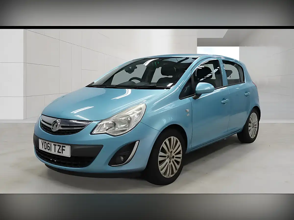 Used 2011 Vauxhall Corsa Excite Blue - Front View
