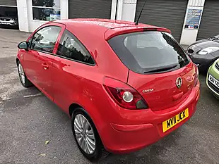 Used 2011 Vauxhall Corsa Red - Interior and Exterior details 3