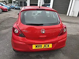 Used 2011 Vauxhall Corsa Red - Interior and Exterior details 4