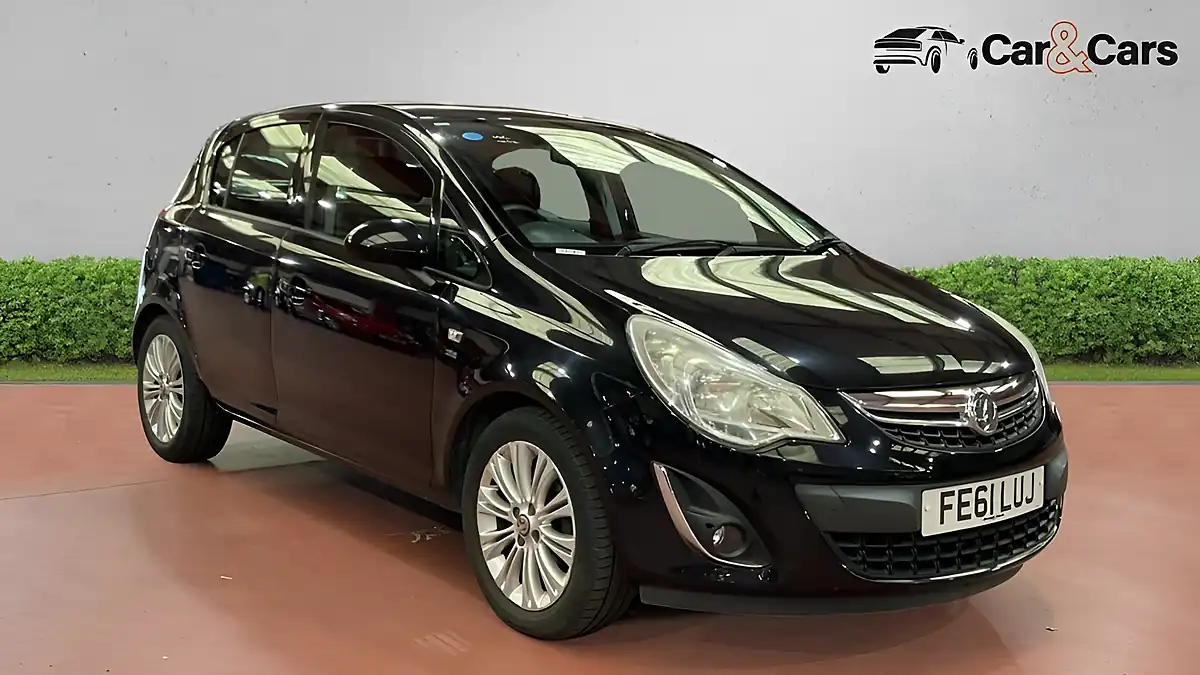 Used 2011 Vauxhall Corsa Se Black - Front View