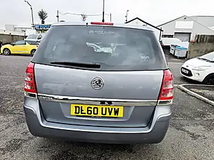 Used 2011 Vauxhall Zafira Exclusive Silver - Interior and Exterior details 4
