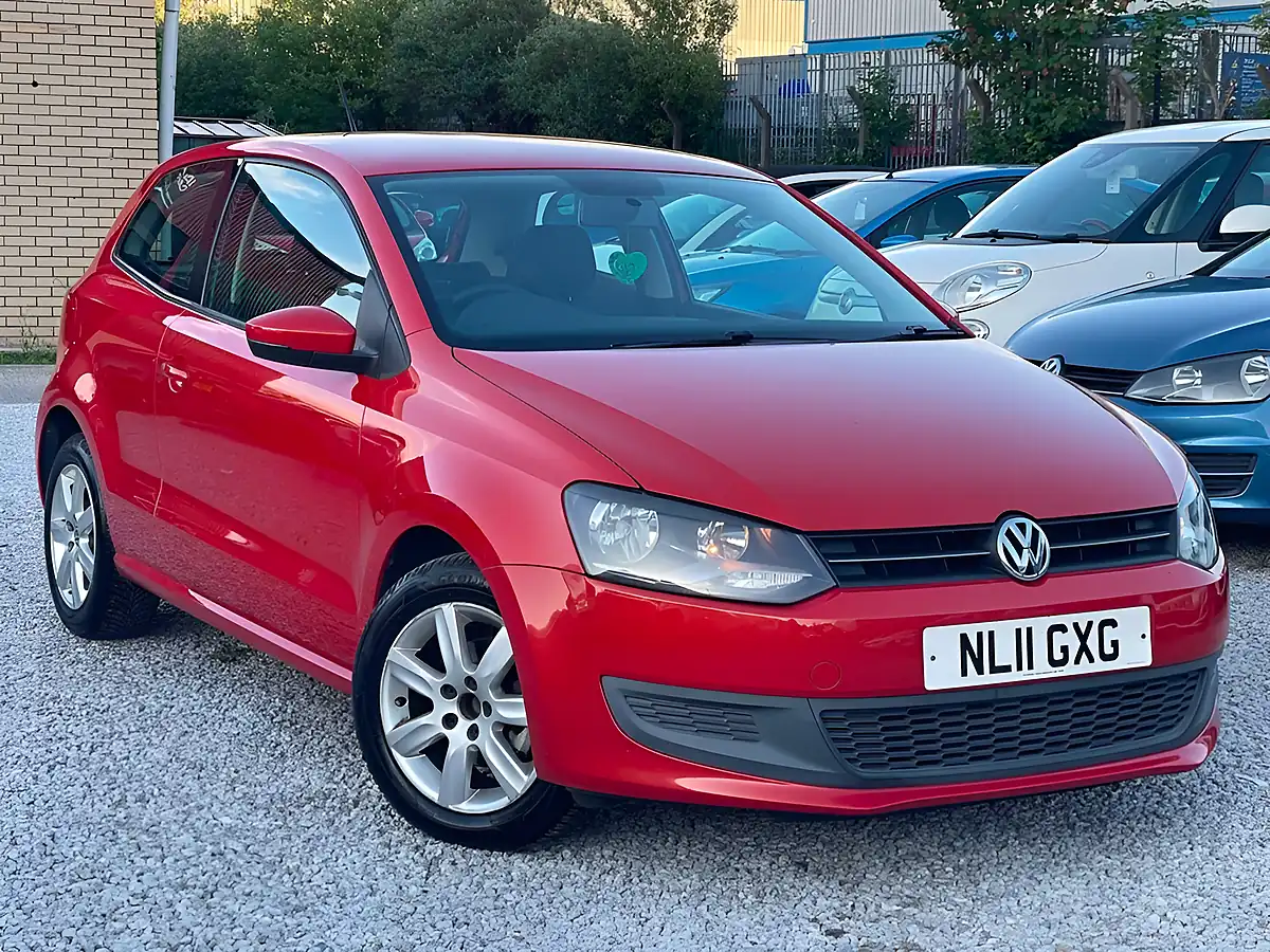 Used 2011 Volkswagen Polo Se Euro 5 3dr Orange - Front View