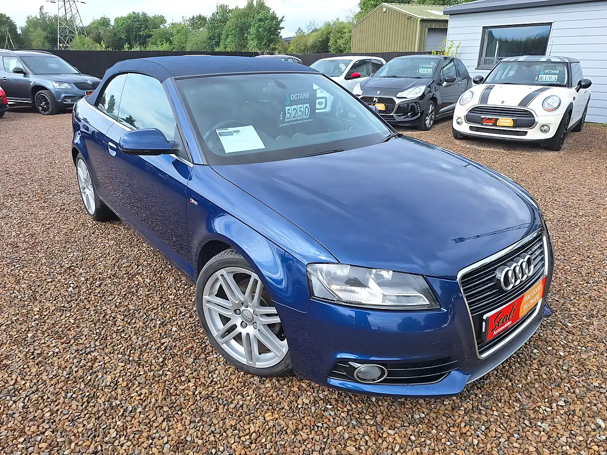 Used 2012 Audi A3 Cabriolet S Line Blue - Front View