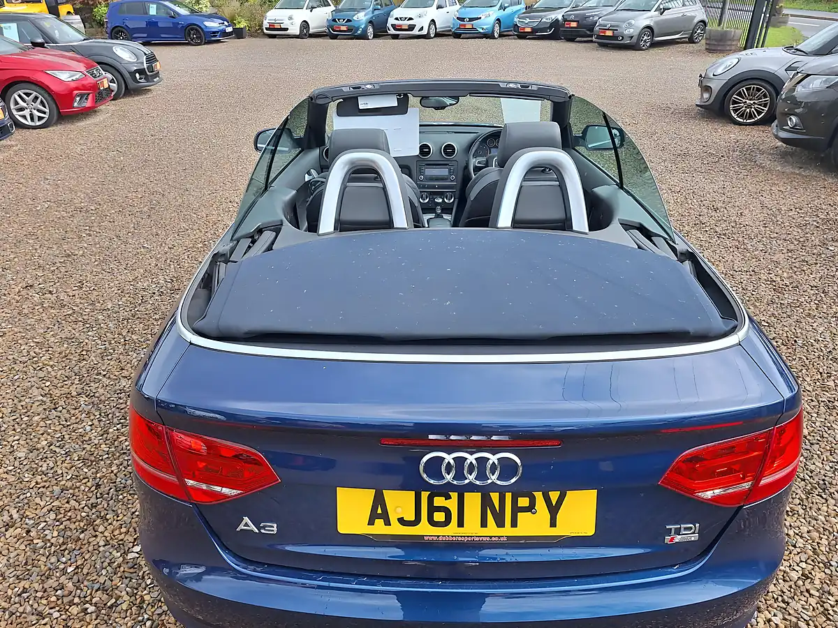 Used 2012 Audi A3 Cabriolet S Line Blue - Interior and Exterior details 19