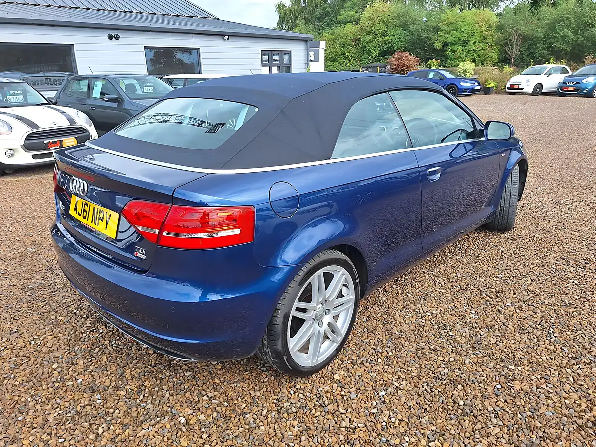 Used 2012 Audi A3 Cabriolet S Line Blue - Interior and Exterior details 9