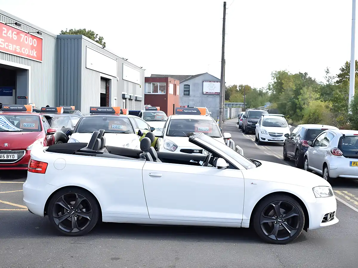 Used 2012 Audi A3 Cabriolet S Line White - Interior and Exterior details 9