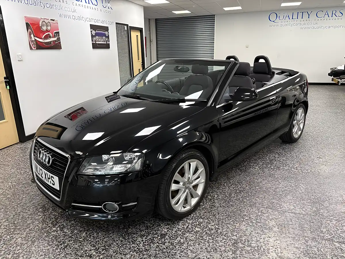 Used 2012 Audi A3 Cabriolet Sport Black - Front View
