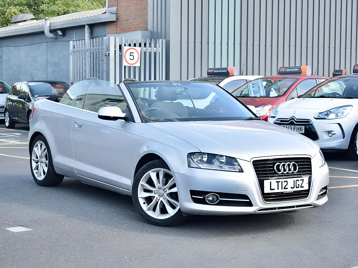 Used 2012 Audi A3 Cabriolet Sport Silver - Front View