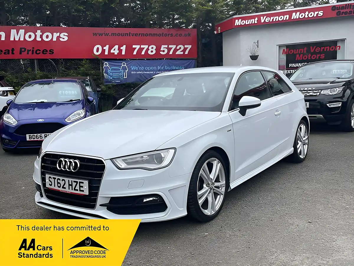 Used 2012 Audi A3 S Line White - Front View