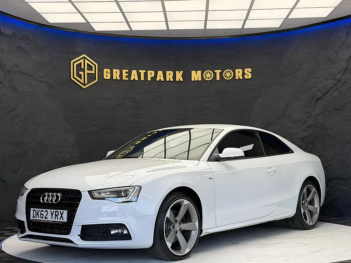 Used 2012 Audi A5 Black Edition White - Front View